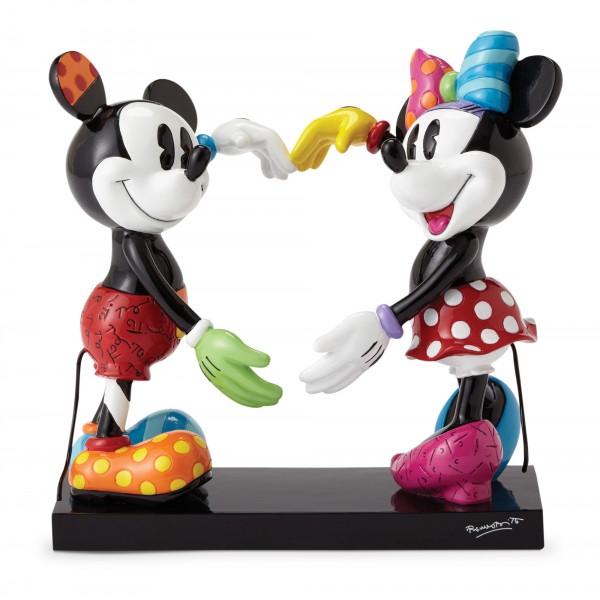 Romero Britto - Mickey & Minnie Mouse Figurine, disney